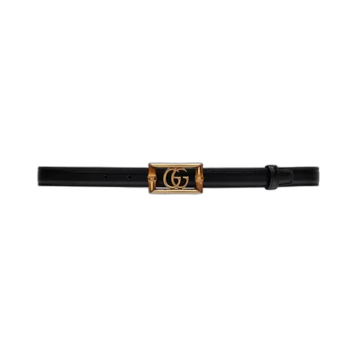 Belt with Double G buckle and bamboo