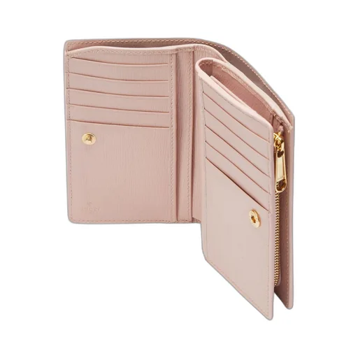 Zip around wallet with Gucci script