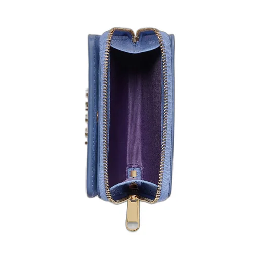 Mini wallet with Gucci script