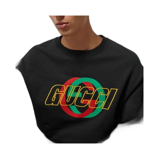 Cotton jersey sweatshirt with embroidery