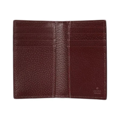 GG long card case with GG detail