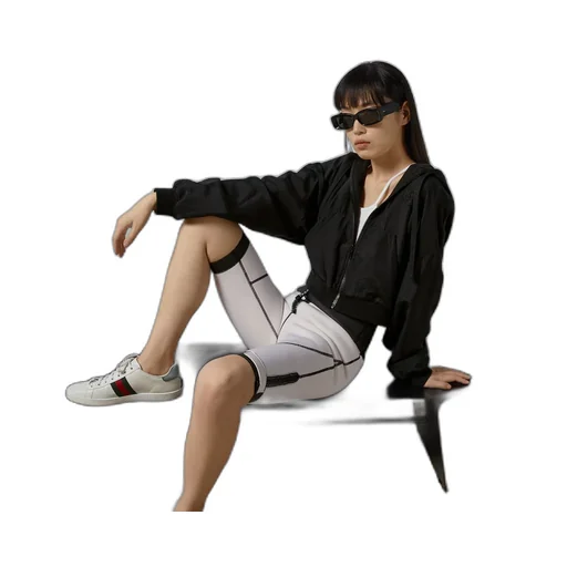 Reversible cotton jersey zip jacket