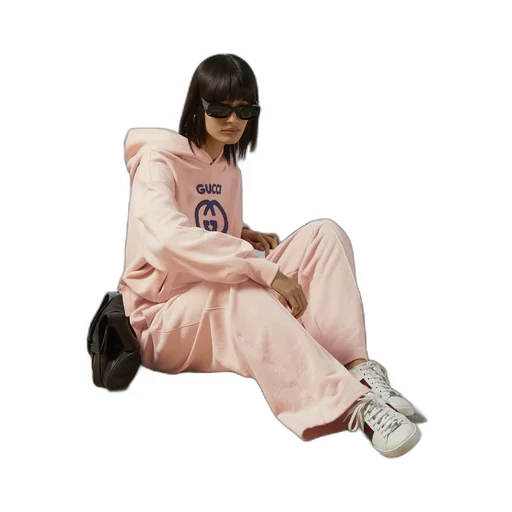 Cotton jersey jogging trouser