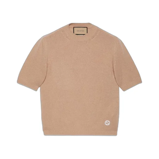 Fine cashmere top with Interlocking G