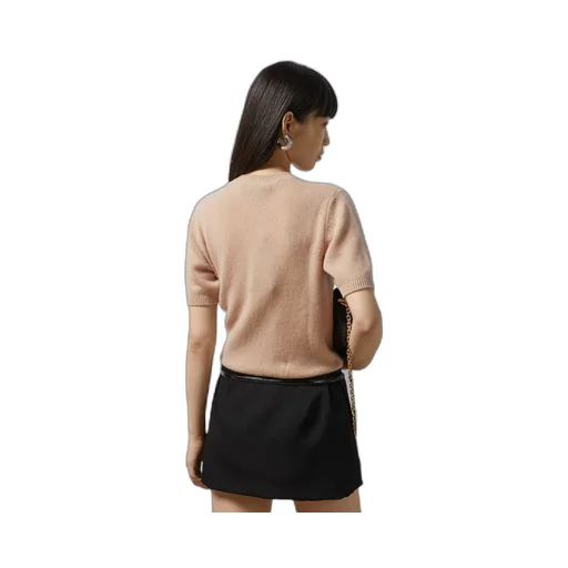Fine cashmere top with Interlocking G
