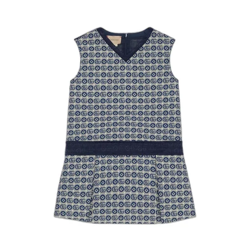 Children's Double G cotton dress