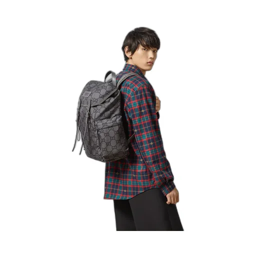 Large GG ripstop backpack