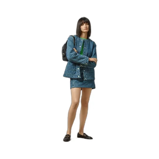 Reversible denim jacket
