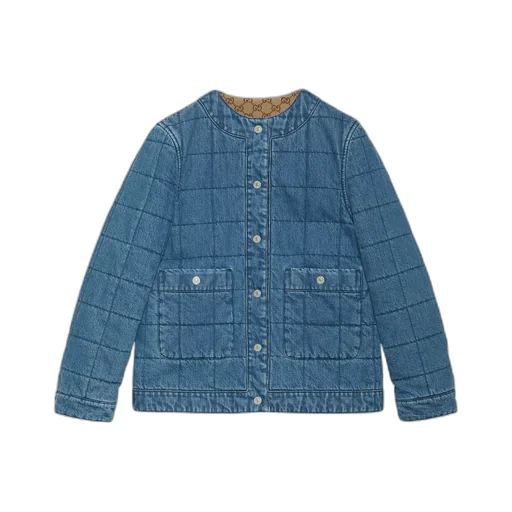 Reversible denim jacket