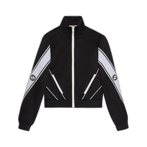 Cotton jersey zip jacket