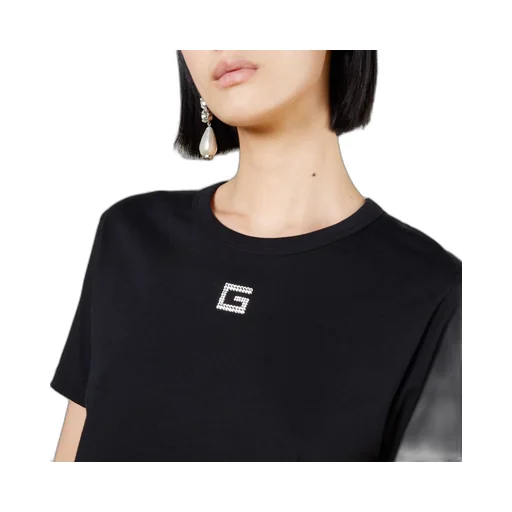 Cotton jersey T-shirt with crystal