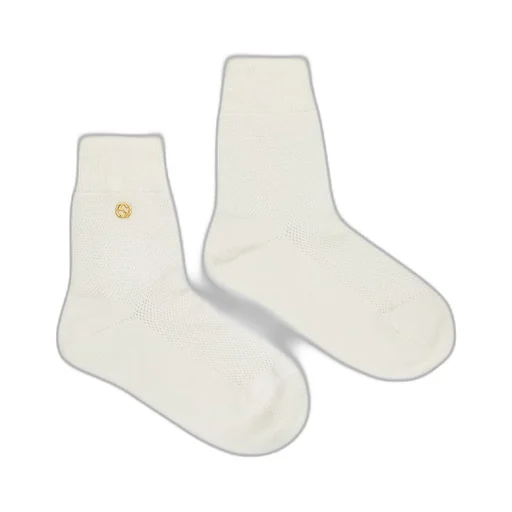 Cotton blend socks with Interlocking G