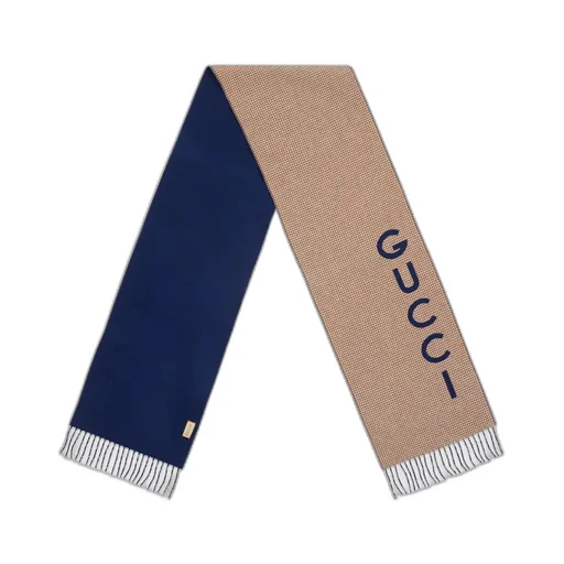 Wool cashmere Gucci scarf