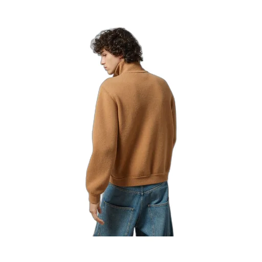 Suede bomber jacket with Web