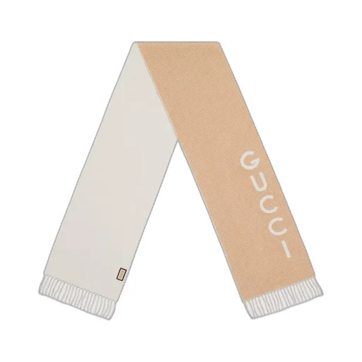 Wool cashmere Gucci scarf