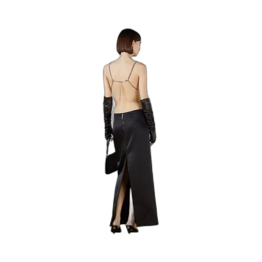 Silk skirt with Interlocking G
