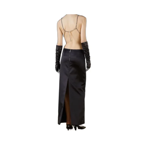 Silk skirt with Interlocking G