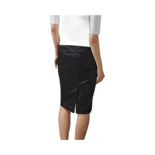 GG print silk duchesse skirt