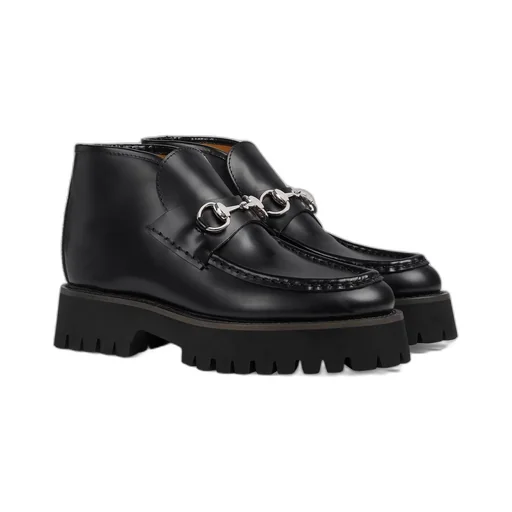 Women's ankle boot with Horsebit