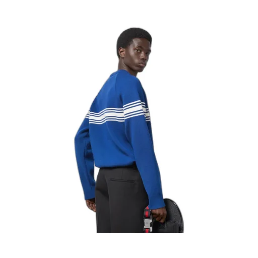 Knit wool jumper with Square GG