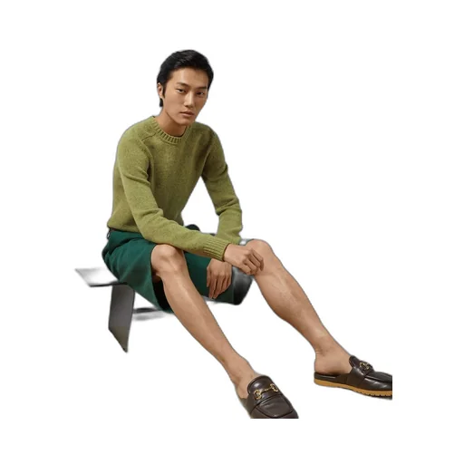 Wool jumper with Gucci embroidery