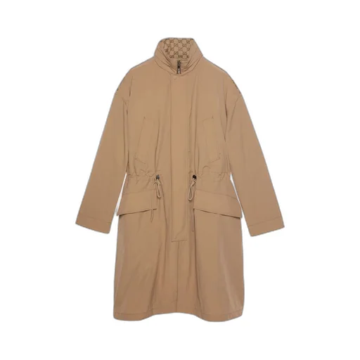 Ripstop nylon jacket with GG