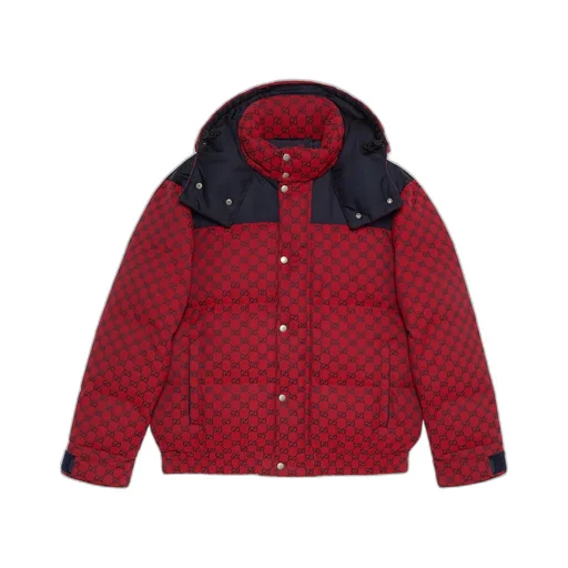 GG canvas down jacket