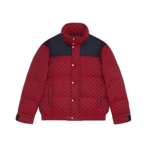 GG canvas down jacket