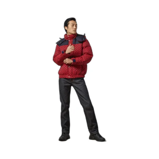 GG canvas down jacket