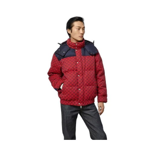 GG canvas down jacket