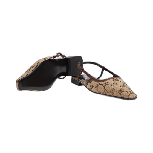 Women's GG slingback ballet flat