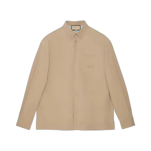 Heavy cotton poplin shirt