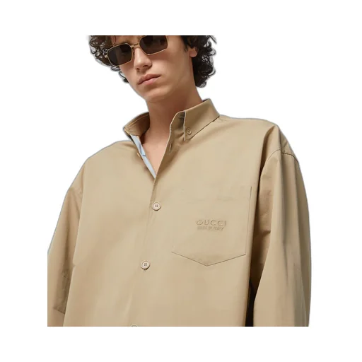 Heavy cotton poplin shirt