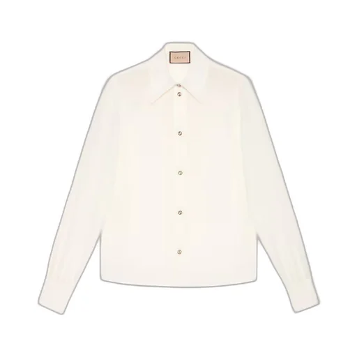 Silk crêpe de chine shirt