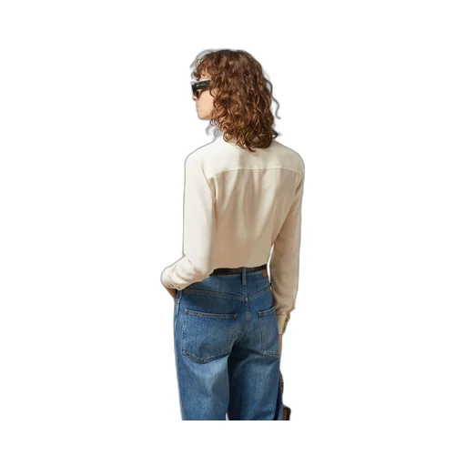 Silk crêpe de chine shirt