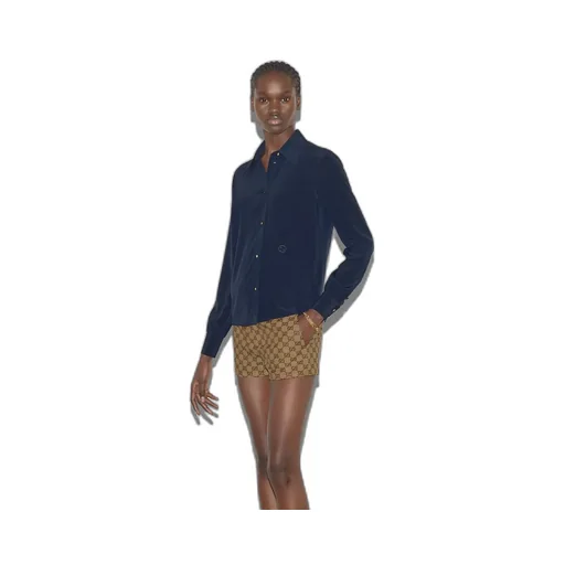 Silk crêpe de chine shirt