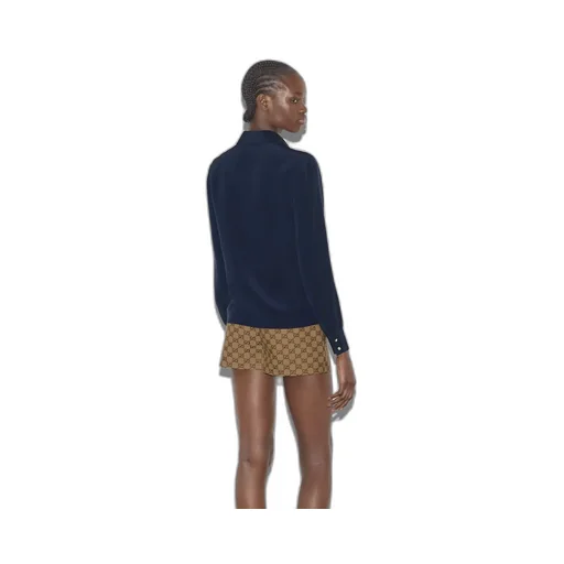 Silk crêpe de chine shirt