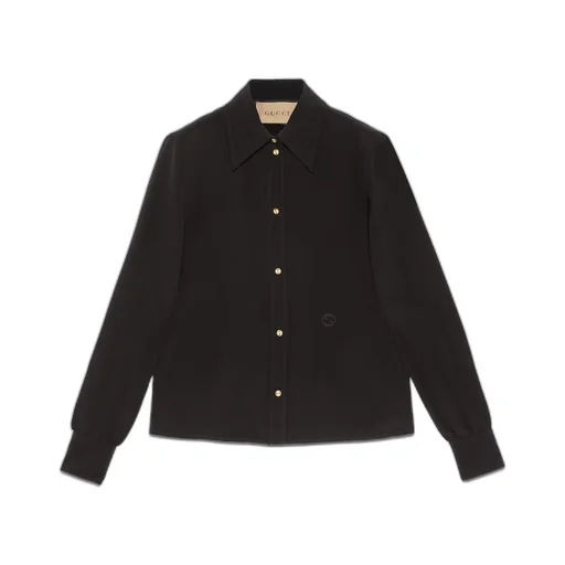 Silk crêpe de chine shirt
