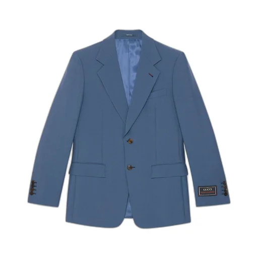 Wool mohair formal jacket with label