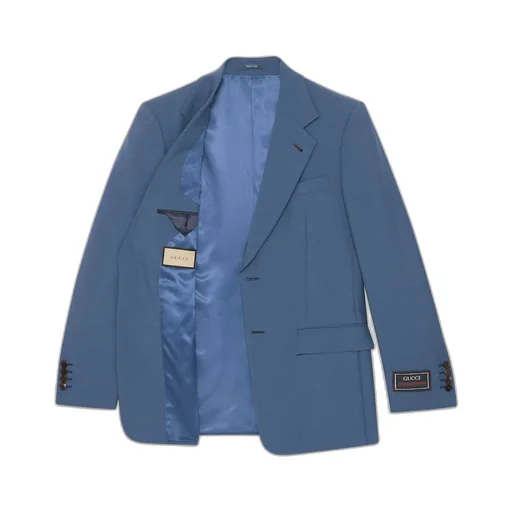 Wool mohair formal jacket with label