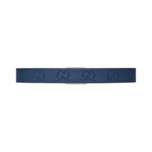 GG rubber-effect leather belt