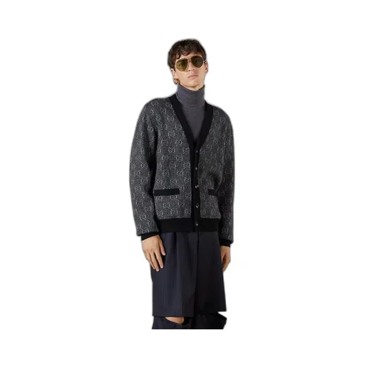 GG wool jacquard cardigan