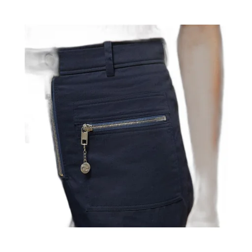 Cotton gabardine trousers