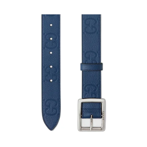 GG rubber-effect leather belt