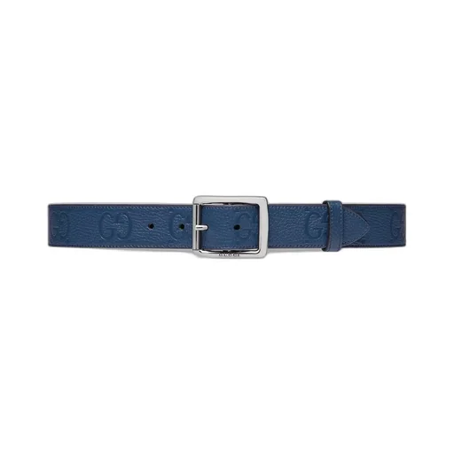 GG rubber-effect leather belt