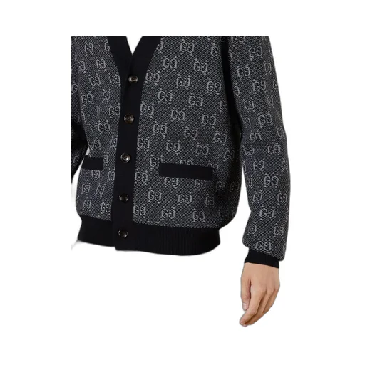 GG wool jacquard cardigan