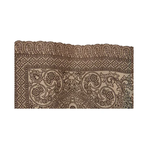 Heritage patchwork print silk trousers