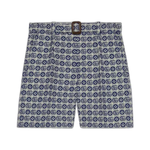Children's Double G geometric cotton shorts