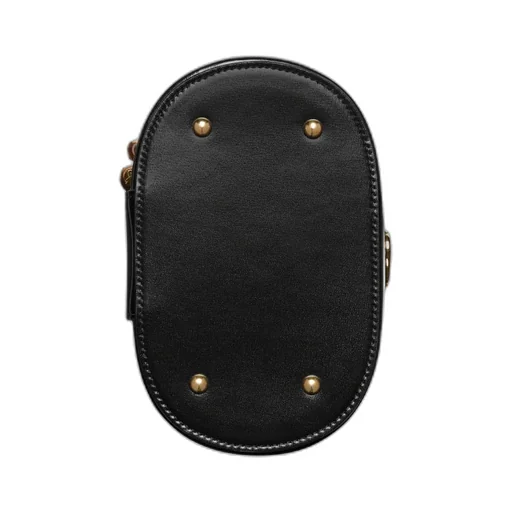 Mini bamboo shoulder bag