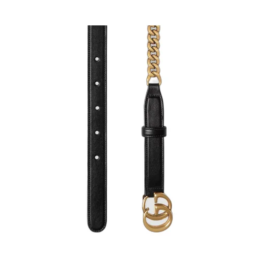 GG Marmont thin chain belt